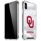 University of Oklahoma White Jersey iPhone XS Max Clear Case